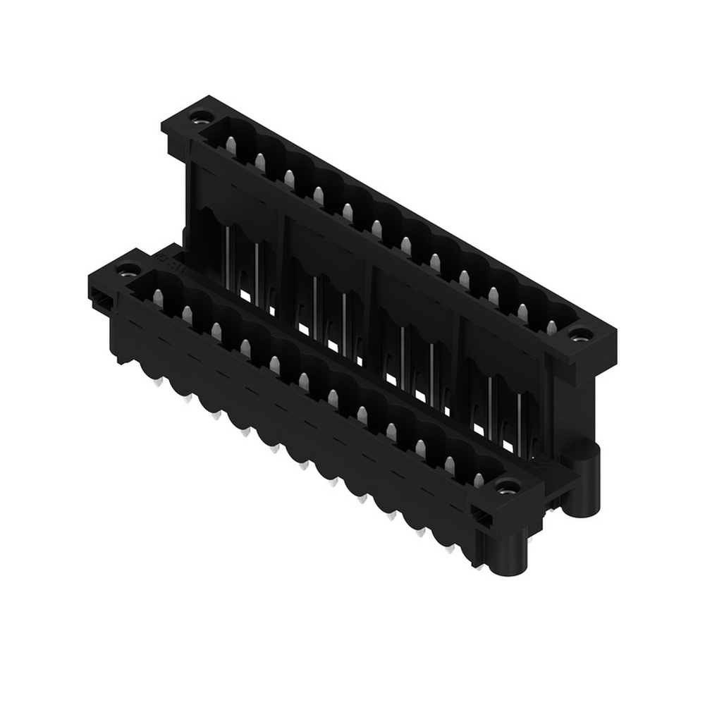 Weidmüller Leiterplattensteckverbinder 1829110000 Typ SLDV-THR 5.08/24/180FLF 3.2SN BK BX