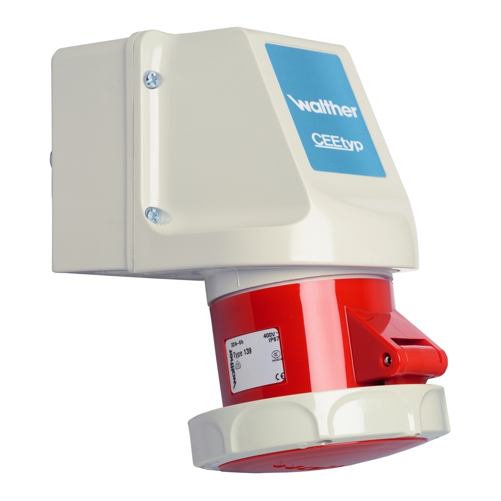 Walther-Werke Wasserdichte Wandsteckdose 119SL Walther-Werke Wasserdichte Wandsteckdose 119SL