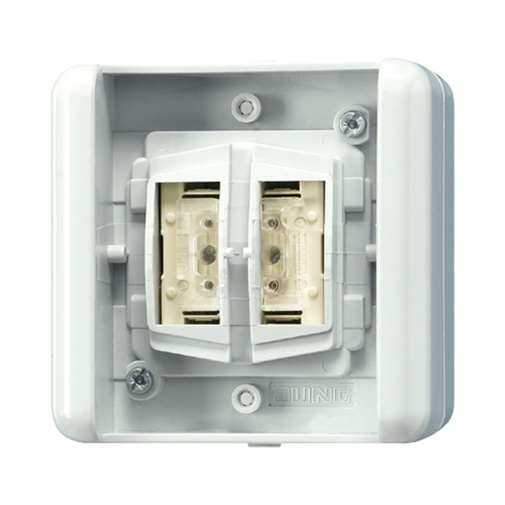 Jung KNX Taster BA 2fach 8472.02 LEDW