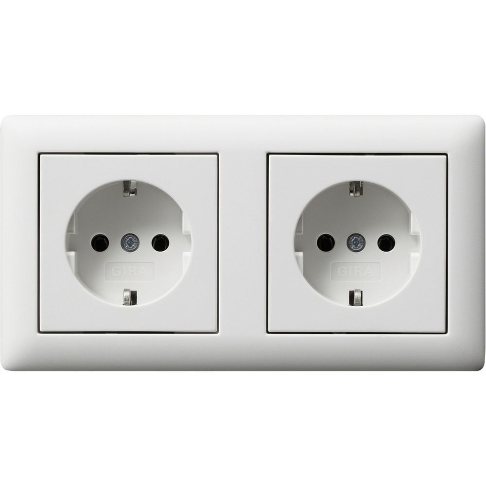 Gira SCHUKO Steckdose 2fach 479304