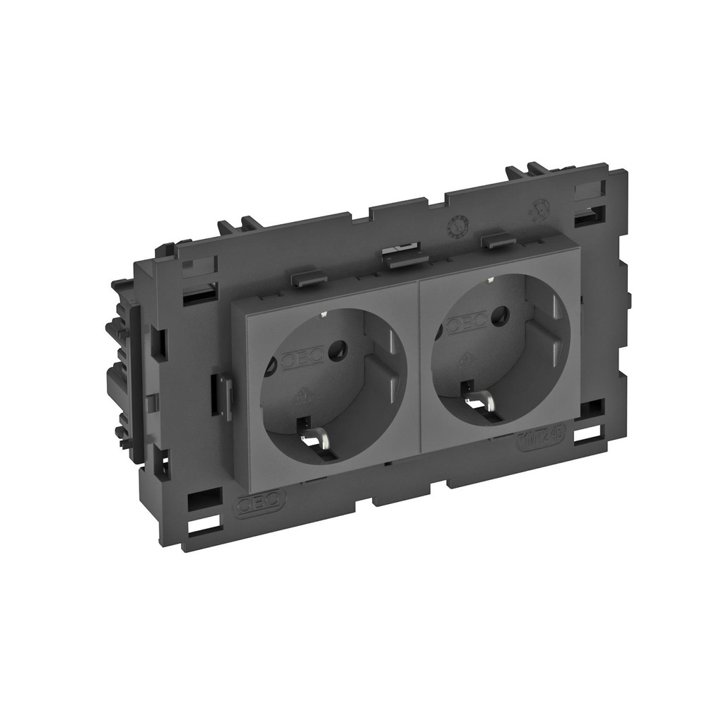 OBO Bettermann Steckdose 6120440 Typ STD-D0C8 SWGR2