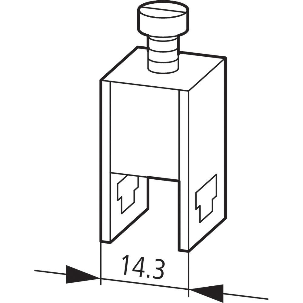 Eaton Hauptstromklemme 079614 Typ AK35