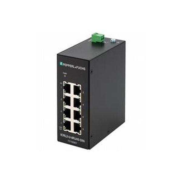 Pepperl+Fuchs Unmanaged Ethernet Switch 70156867 Typ ICRL2-U-8RJ45-DIN