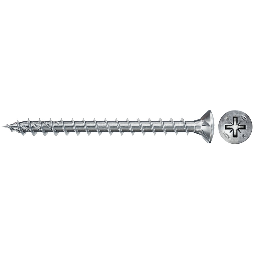 Fischer Passivierte Schraube 670252 Typ FPF II RZF 4,0x45 BC 500 SCHRAUBE
