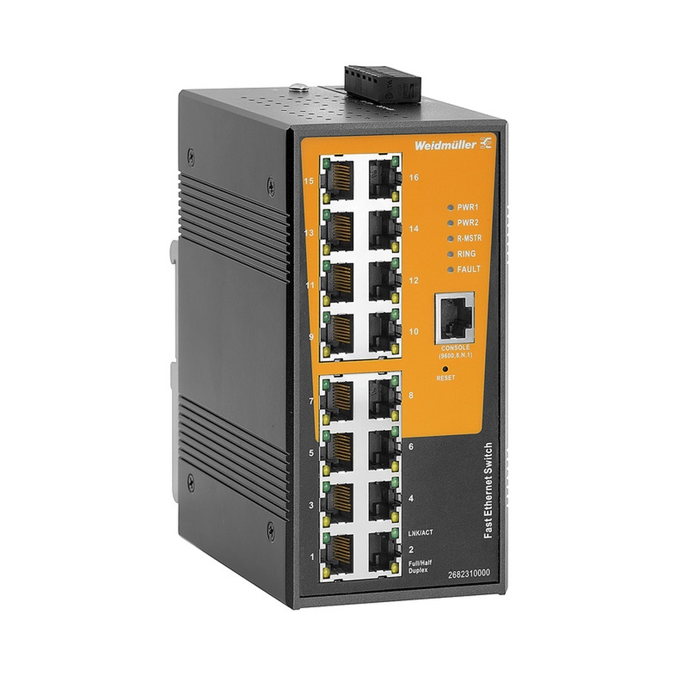 Weidmüller Netzwerk Switch 2682310000 Typ IE-SW-AL16M-16TX