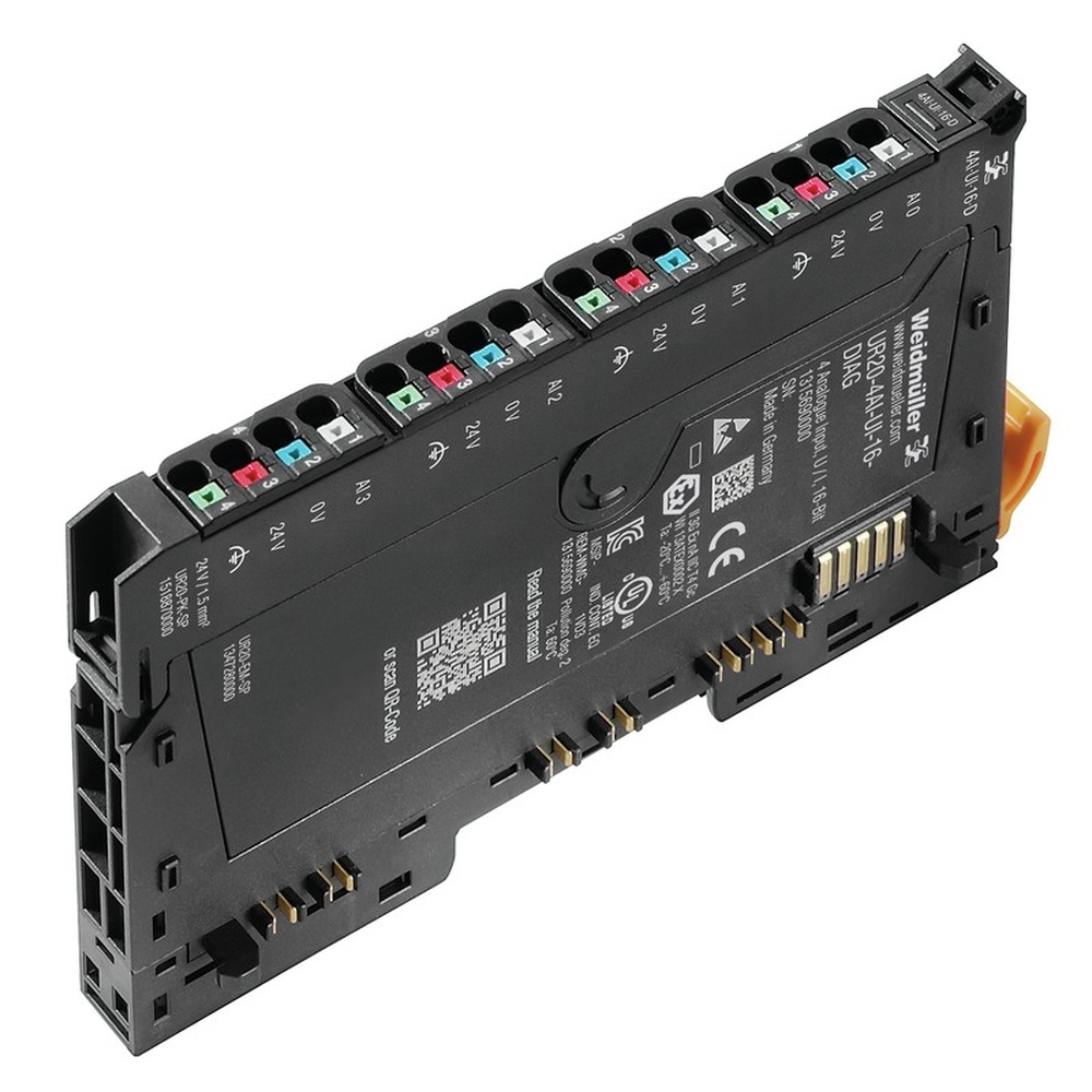 Weidmüller Remote IO Modul 1315690000 Typ UR20-4AI-UI-16-DIAG
