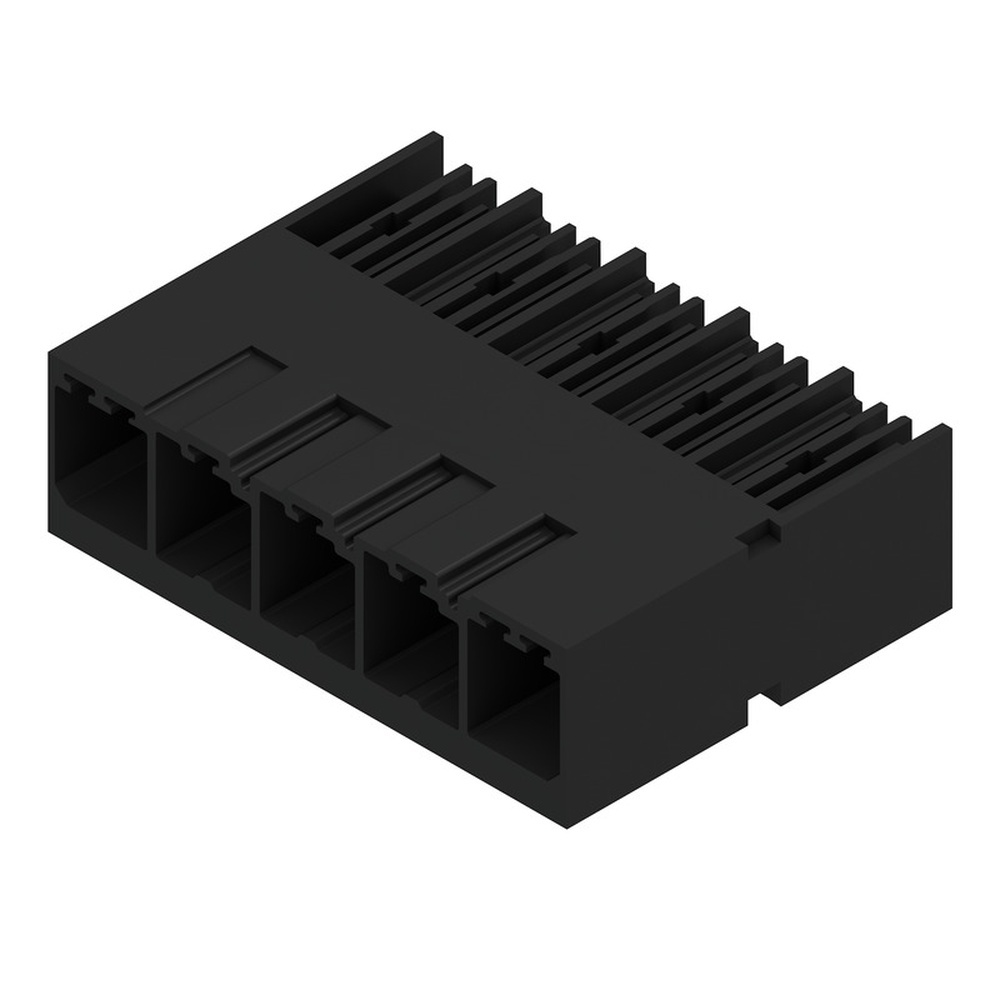 Weidmüller Leiterplattensteckverbinder 2546130000 Typ SV-SMT 7.62HP/05/90G 2.6SN BK RL Weidmüller Leiterplattensteckverbinder 2546130000 Typ SV-SMT 7.62HP/05/90G 2.6SN BK RL