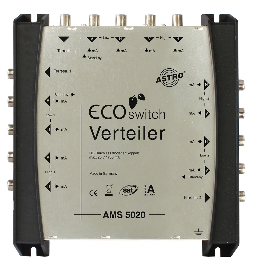 Astro Bit Profi-Sat-ZF Verteiler 2-fach 360552 Typ AMS 5020 ECOswitch