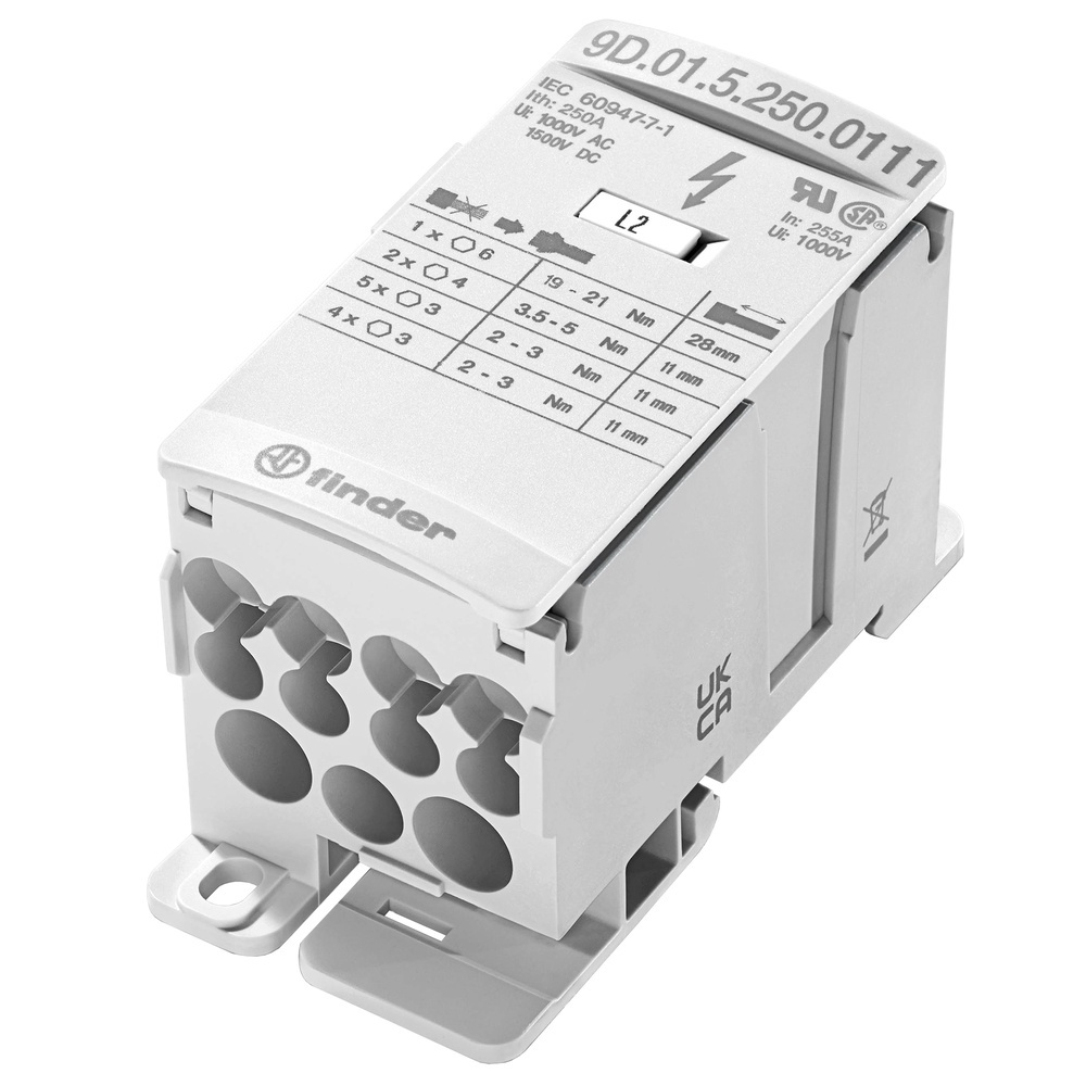 Finder Energie Verteilerblock 9D.01.5.250.0111 Finder Energie Verteilerblock 9D.01.5.250.0111