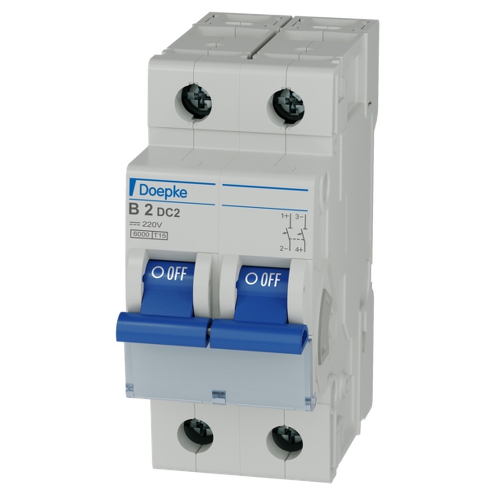 Doepke LS Schalter 2p B Char 09912073 Typ DLS 6hdc B2-2 Doepke LS Schalter 2p B Char 09912073 Typ DLS 6hdc B2-2