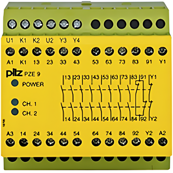 Pilz Kontakterweiterung 774150 Typ PZE 9 24VDC 8n/o 1n/c