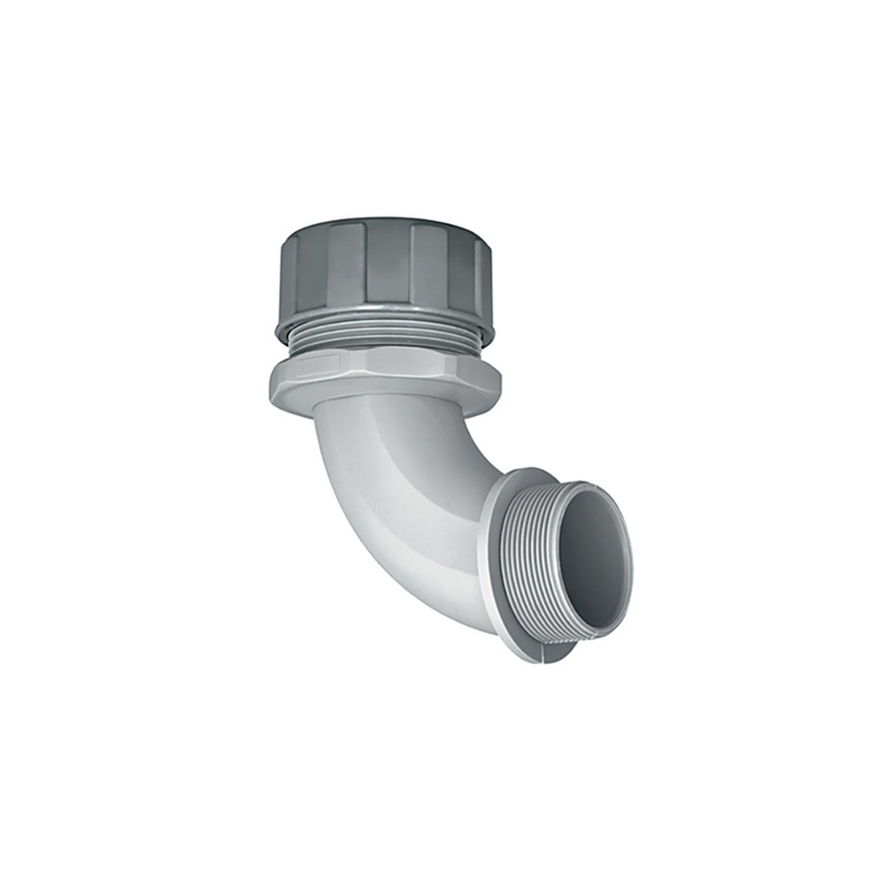 Hellermann Kunststoffverschraubung 166-40805 Typ PSR32-90-M32 PA66 GY 2