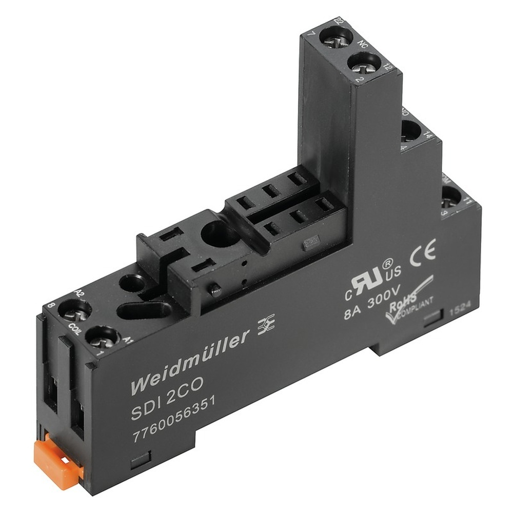 Weidmüller Relaissockel 7760056351 Typ SDI 2CO