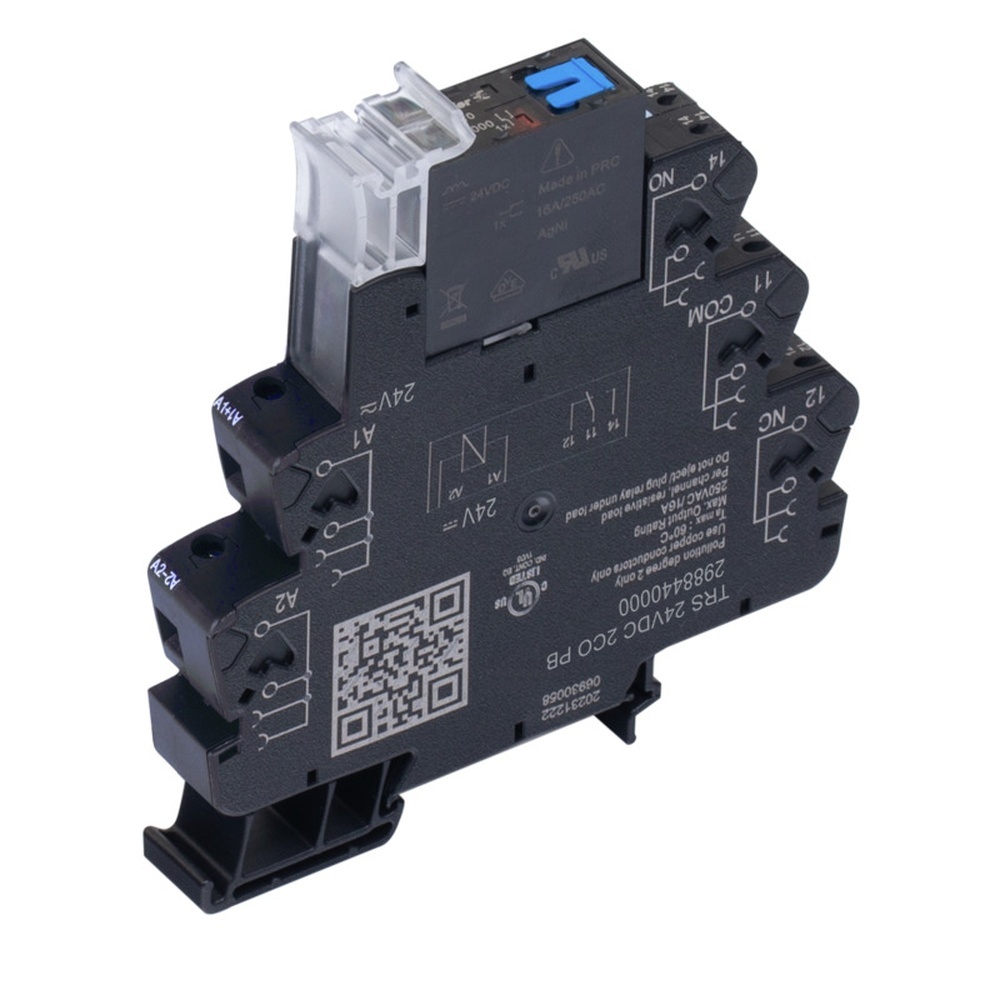 Weidmüller Koppelrelais 2988440000 Typ TRS 24VDC 2CO PB