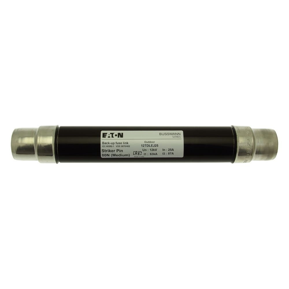 Eaton Sicherungseinsatz 12TDLEJ25 Typ 12KV 25A 2 DIN BROWN RESIN SEAL FUSE
