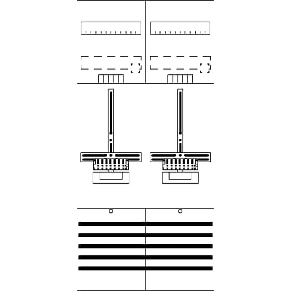 Striebel & John Zählerkomplettfeld 2CPX054093R9999 Typ DF27P2