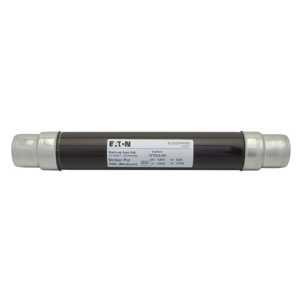 Eaton Sicherungseinsatz 12TDLEJ63 Typ 12KV 63A 2 DIN BROWN RESIN SEAL FUSE