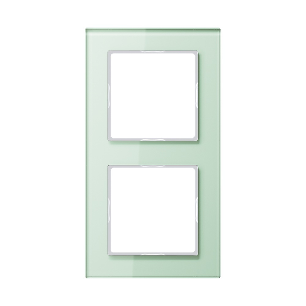 Jung Glasrahmen 2fach AC 582 GL WMT