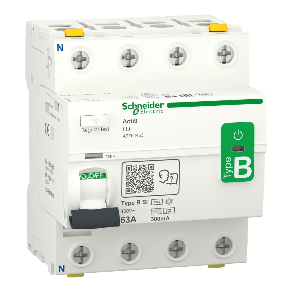 Schneider Electric Fehlerstrom Schutzschalter A9Z64463