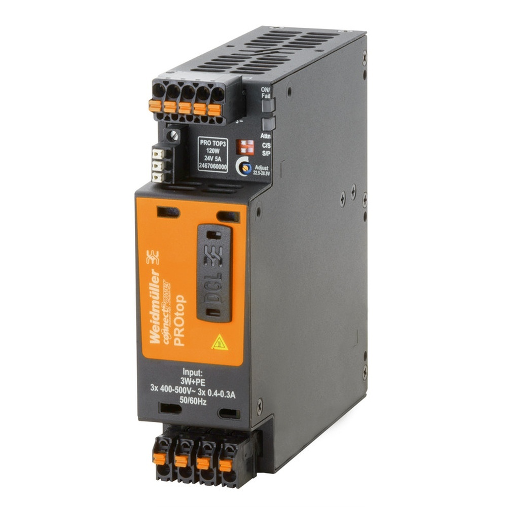 Weidmüller Stromversorgungsgerät 2467070000 Typ PRO TOP3 120W 24V 5A CO Weidmüller Stromversorgungsgerät 2467070000 Typ PRO TOP3 120W 24V 5A CO