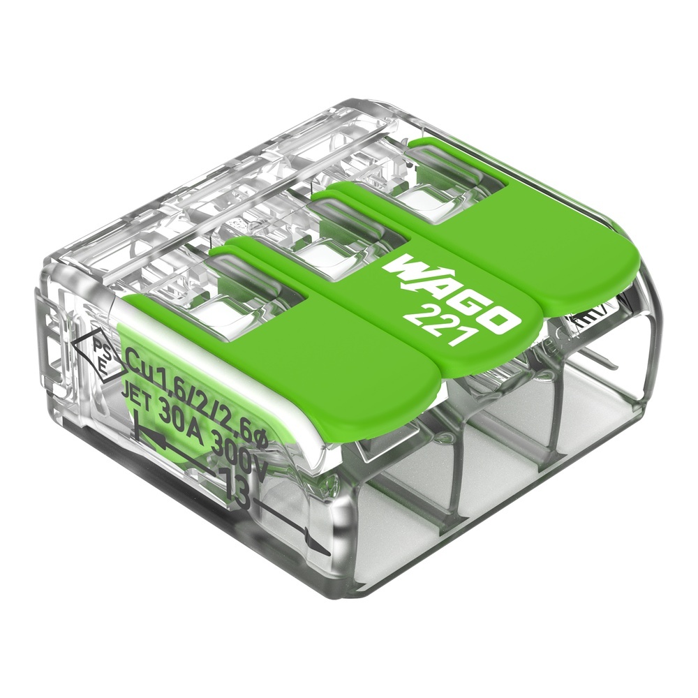 Wago Verbindungsklemme mit Hebeln 221-623