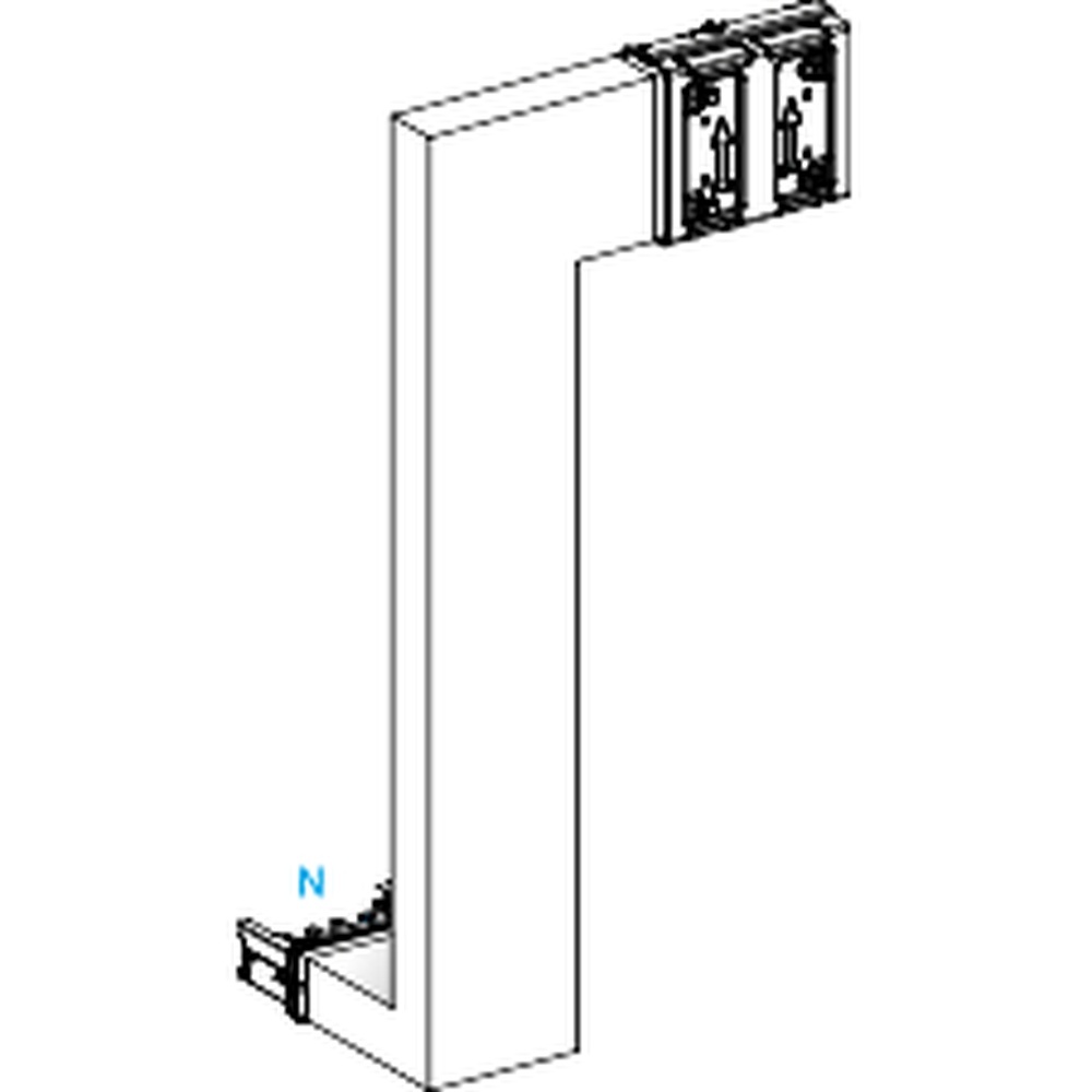 Schneider Electric Mehrfachrichtungsänderung Canalis KSA250DMBK41A