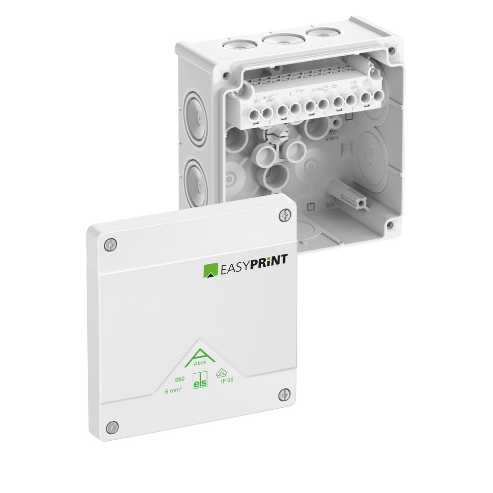 Spelsberg Abzweigkasten 806120EP Typ Abox 060-6²/w EasyPrint Spelsberg Abzweigkasten 806120EP Typ Abox 060-6²/w EasyPrint