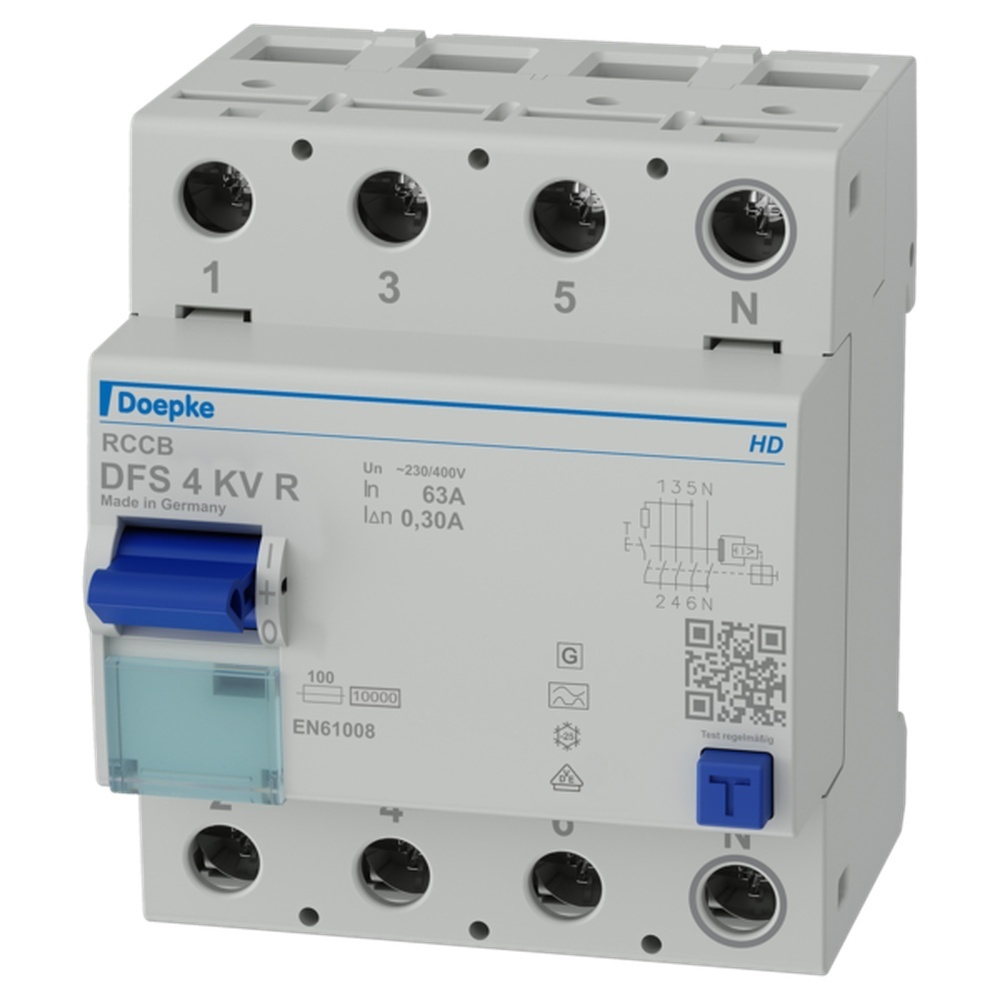 Doepke FI Schutzschalter 09146919HD Typ DFS4 063-4/0,30-A KV R HD