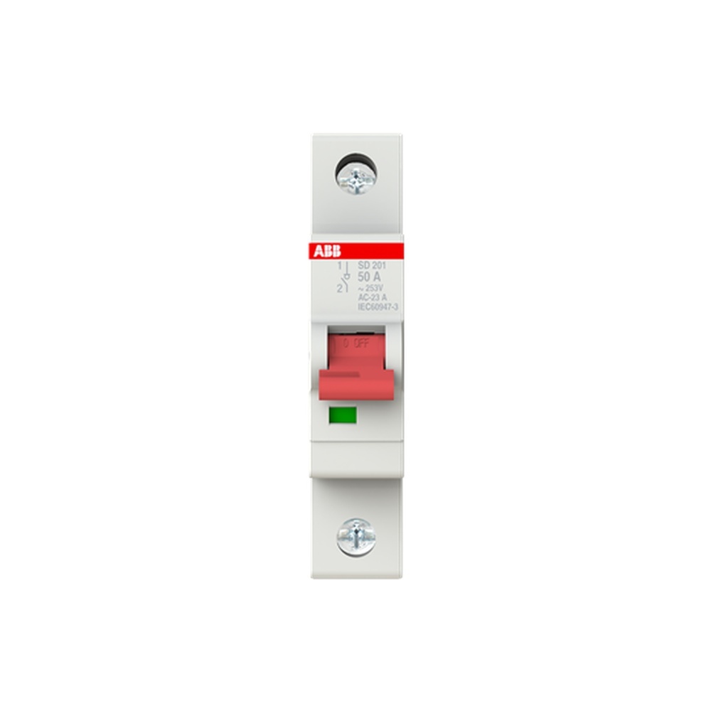 ABB Schalter für Reiheneinbau 2CDD281101R0050 Typ SD201/50