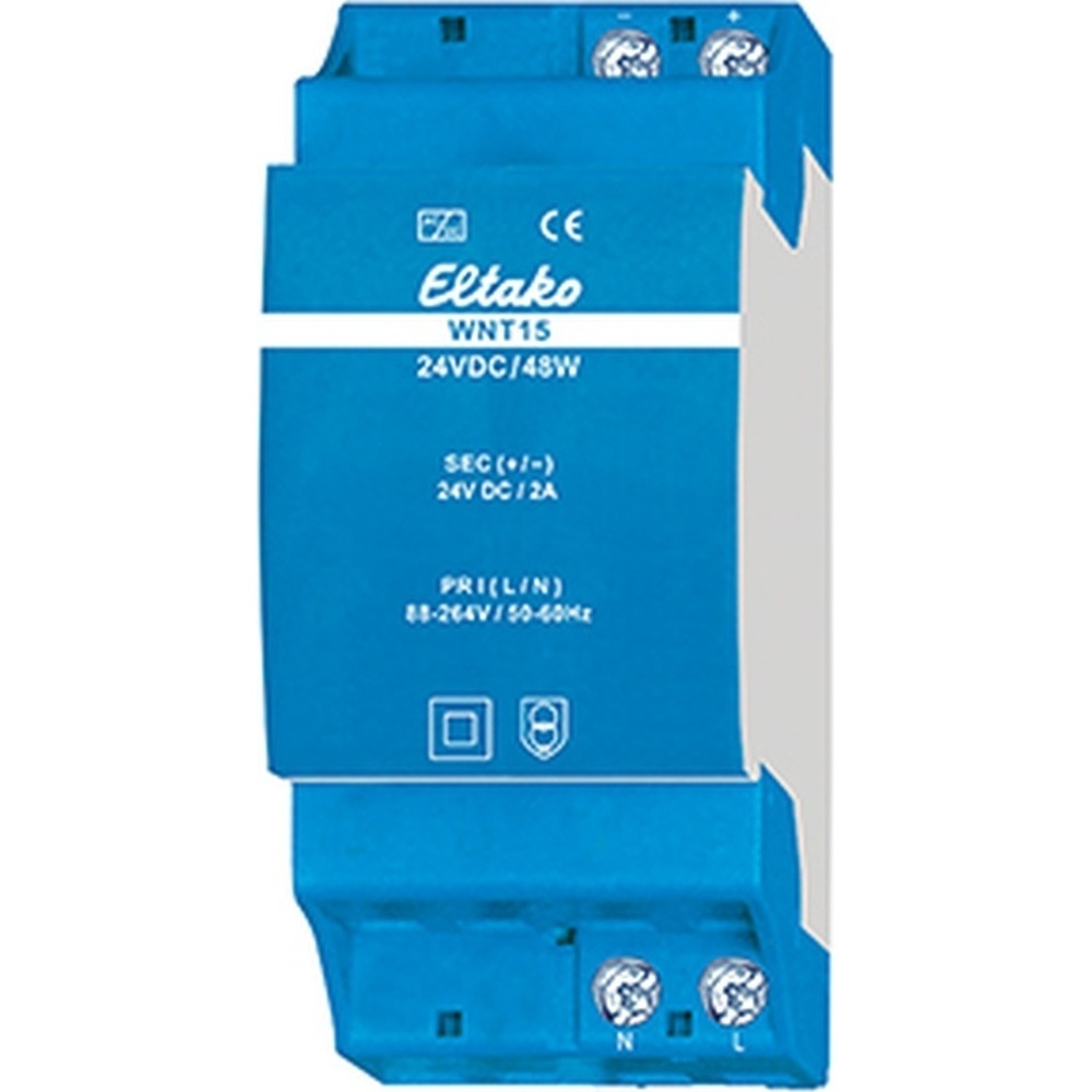 ELTAKO Weitbereichs Schaltnetzteil 20000075 Typ WNT15-24VDC/48W