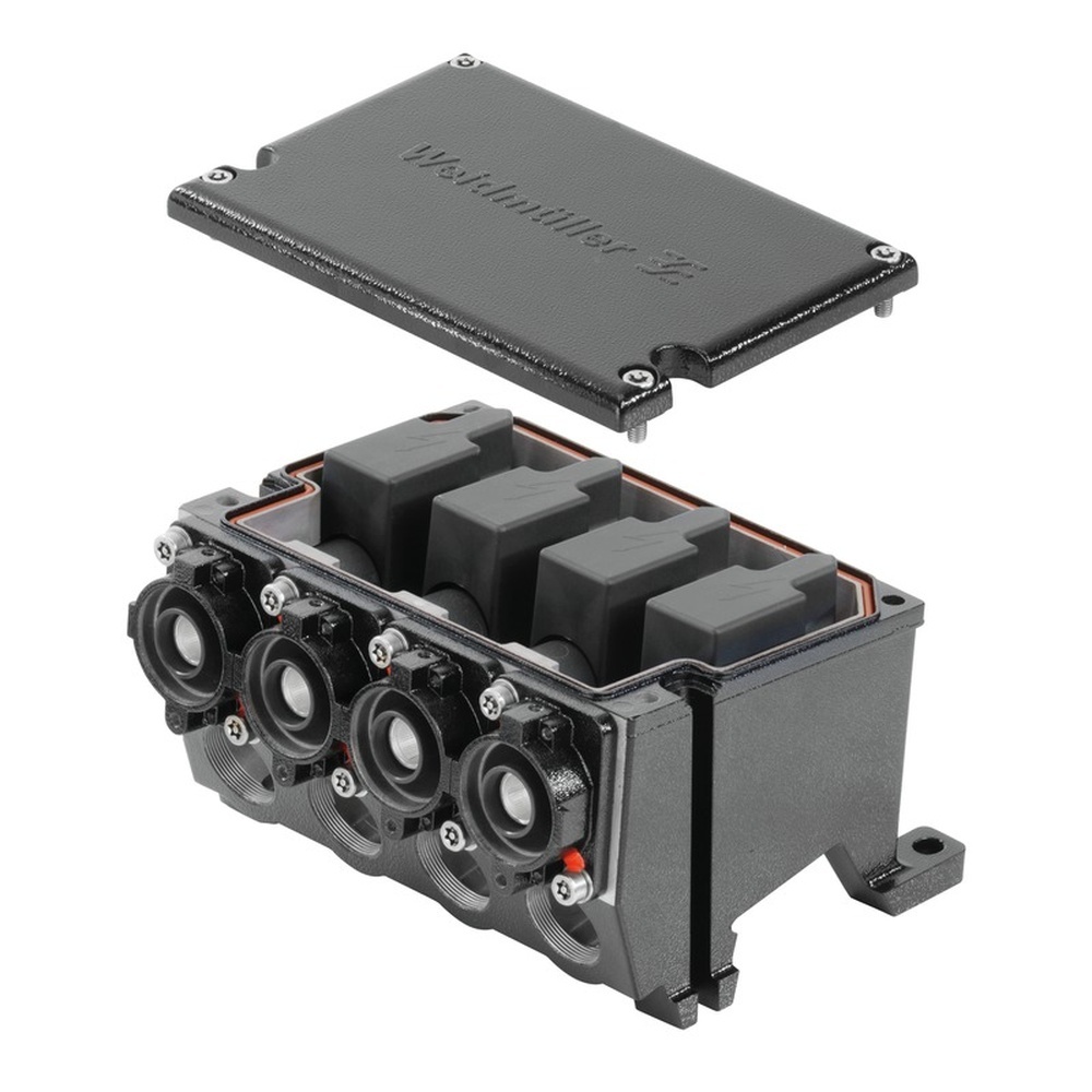 Weidmüller Hochleistungssteckverbinder 1396250000 Typ HDC HP550 KIT 4F Weidmüller Hochleistungssteckverbinder 1396250000 Typ HDC HP550 KIT 4F