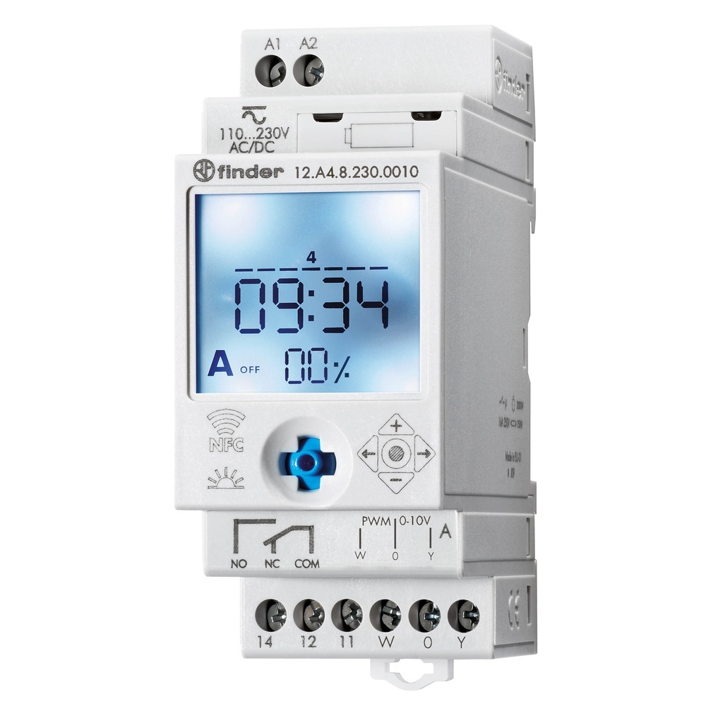 Finder ASTRO Zeitschaltuhr 12.A4.8.230.0010