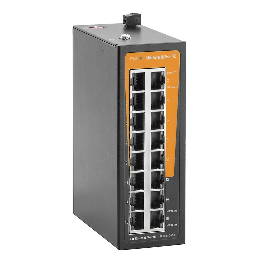 Weidmüller Netzwerk Switch 2828580000 Typ IE-SW-ELB-16-16TX