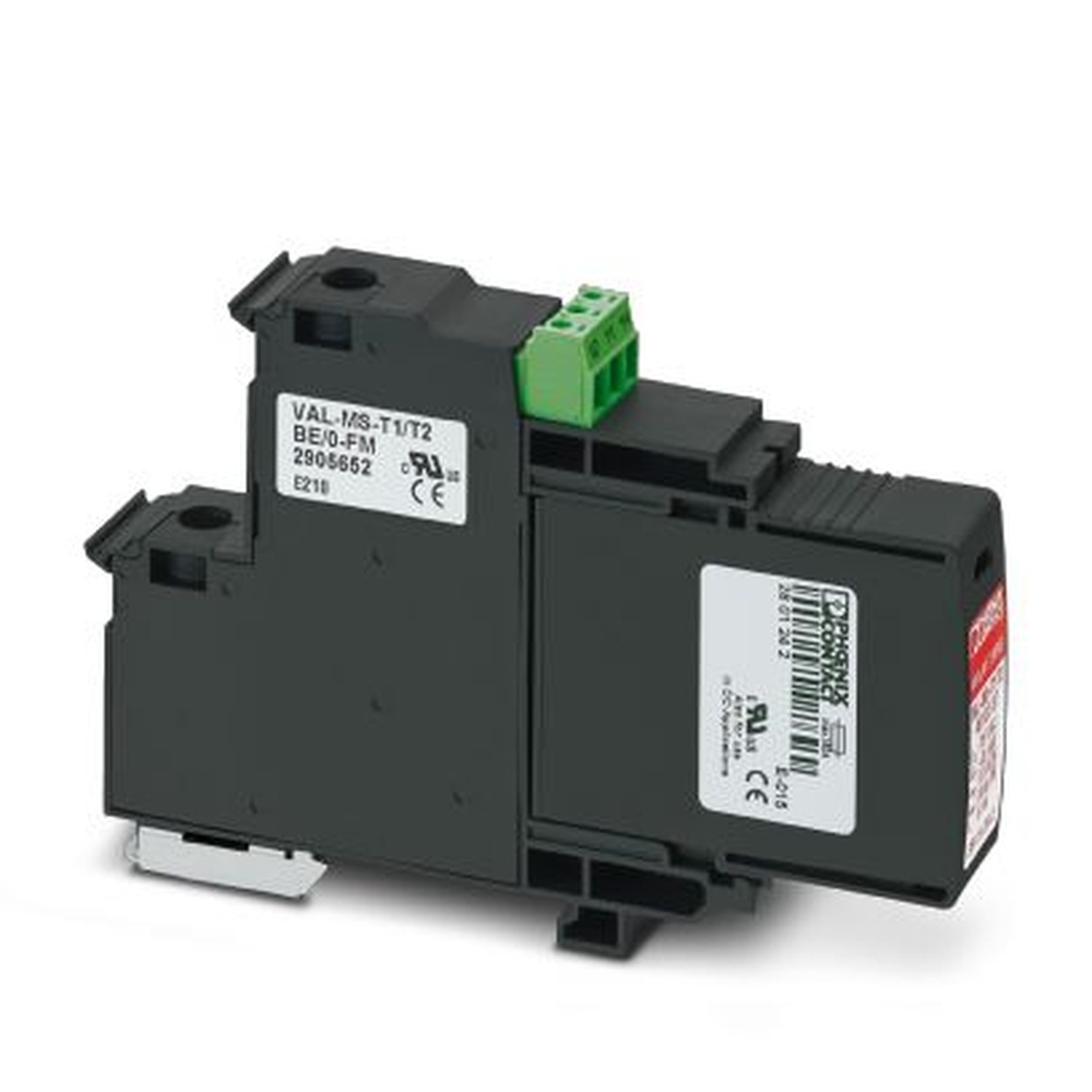 Phoenix Contact Blitzstrom Überspannungsableiter Typ 1 2 2906282 Typ VAL-MS-T1/T2 48/12.5/O-FM