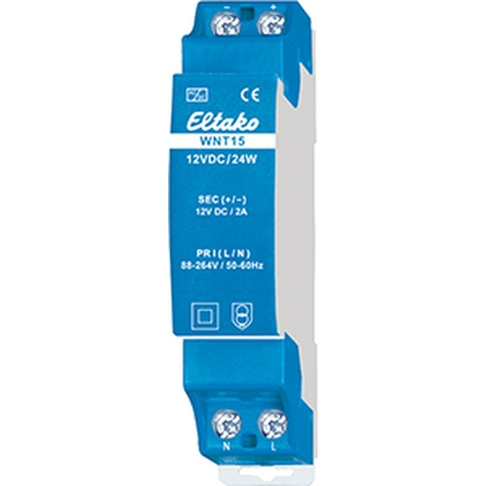 ELTAKO Weitbereichs Schaltnetzteil 20000072 Typ WNT15-12VDC/24W