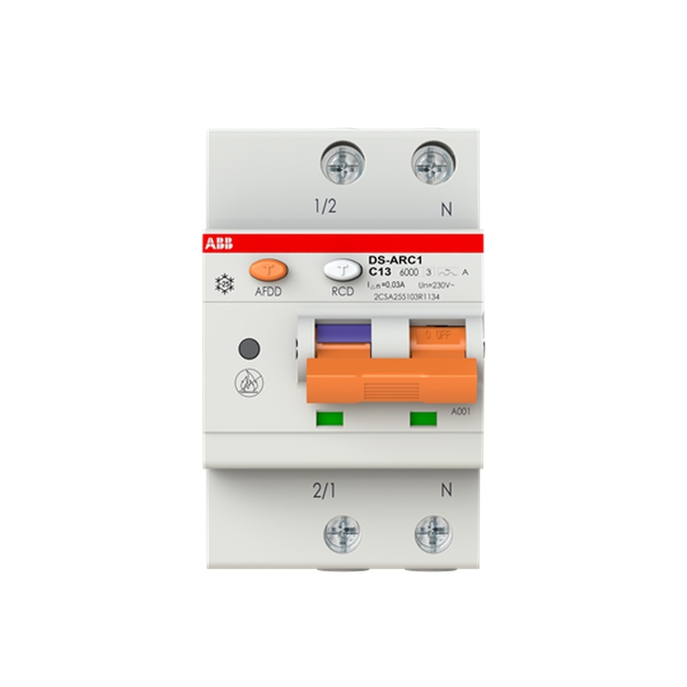 ABB Kombination FI Schalter Leitungsschutzschalter mit Zusatzeinrichtung 2CSA255103R1134 Typ DS-ARC1