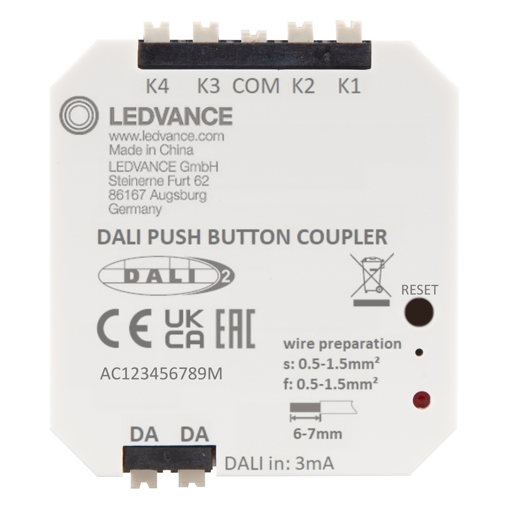 Ledvance Osram DALI 2 Tasterkoppler 837607