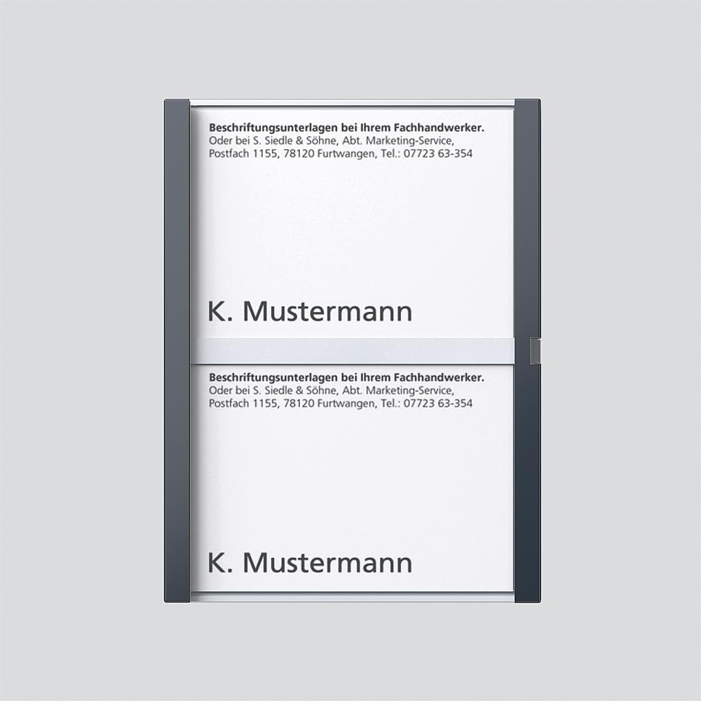 Siedle Namensschild 210007069-00 Typ TM 612-2/BTM 650-02 AG Siedle Namensschild 210007069-00 Typ TM 612-2/BTM 650-02 AG