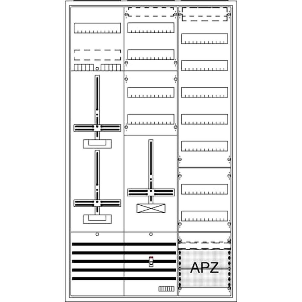 Striebel & John Komplettschrank 2CPX054289R9999 Typ DA39CY