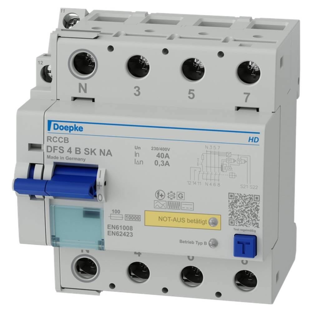 Doepke FI Schutzschalter 09136861HD Typ DFS4 040-4/0,30-B SK NA HD