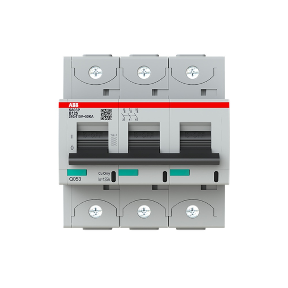 ABB Hochleistungs Sicherungsautomat 2CCG001222R0001 Typ S803P-B125