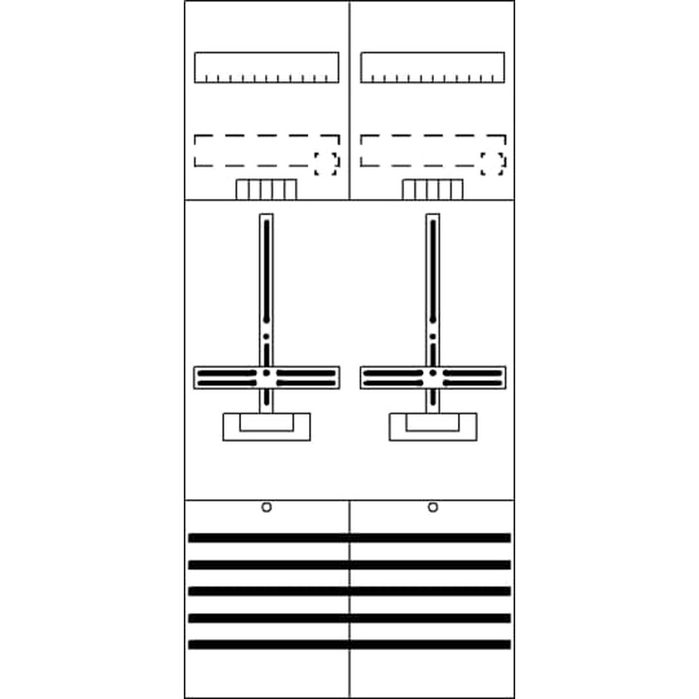 Striebel & John Zählerkomplettfeld 2CPX054082R9999 Typ DF27B2