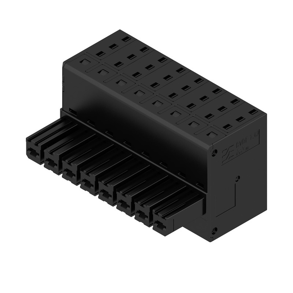 Weidmüller Leiterplattensteckverbinder 2720480000 Typ BVDF 7.62HP/08/180SN BK BX