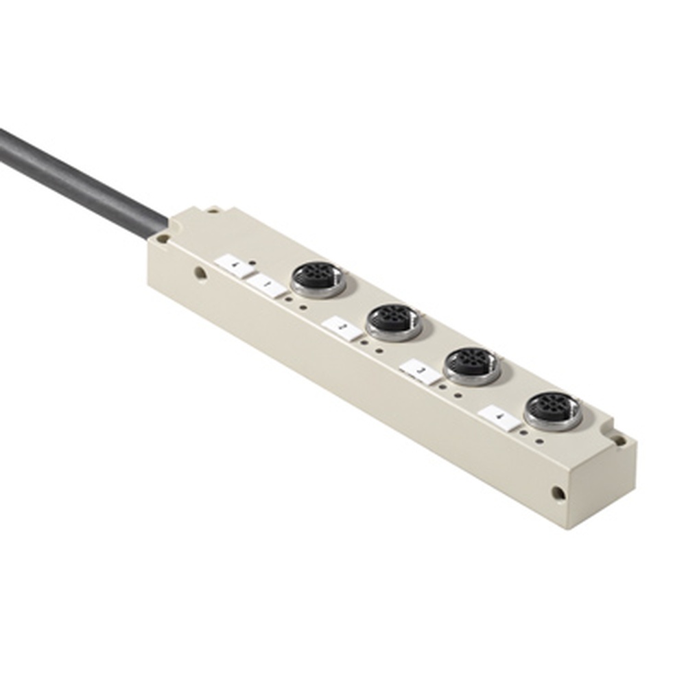 Weidmüller Passiver Sensor Aktor Verteiler 1070640000 Typ SAI-4-F 5P M12 L 10M