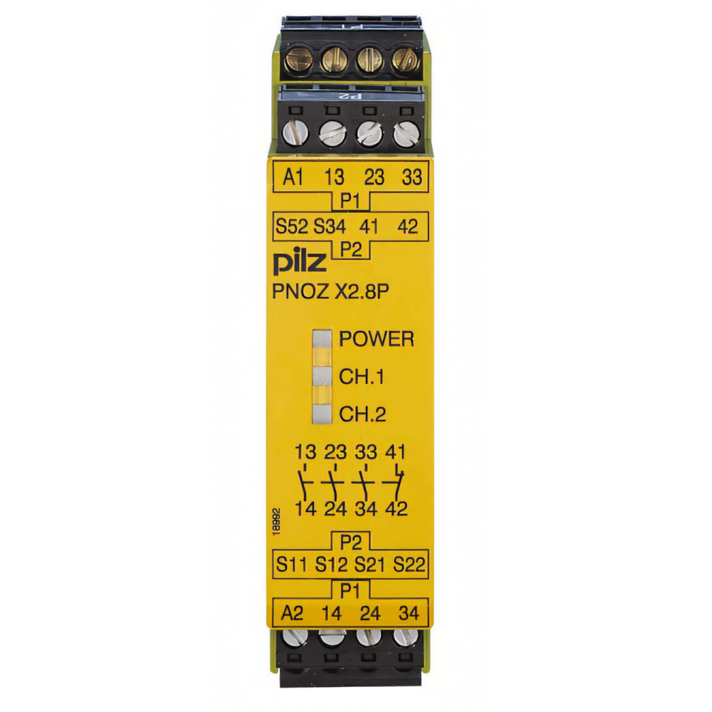 Pilz Sicherheitsschaltgerät 777301 Typ PNOZ X2.8P 24VACDC 3n/o 1n/c