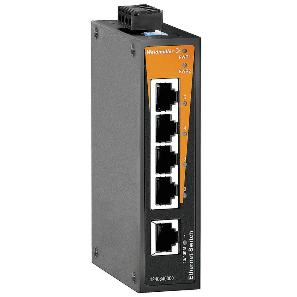 Weidmüller Netzwerk Switch 1240840000 Typ IE-SW-BL05-5TX