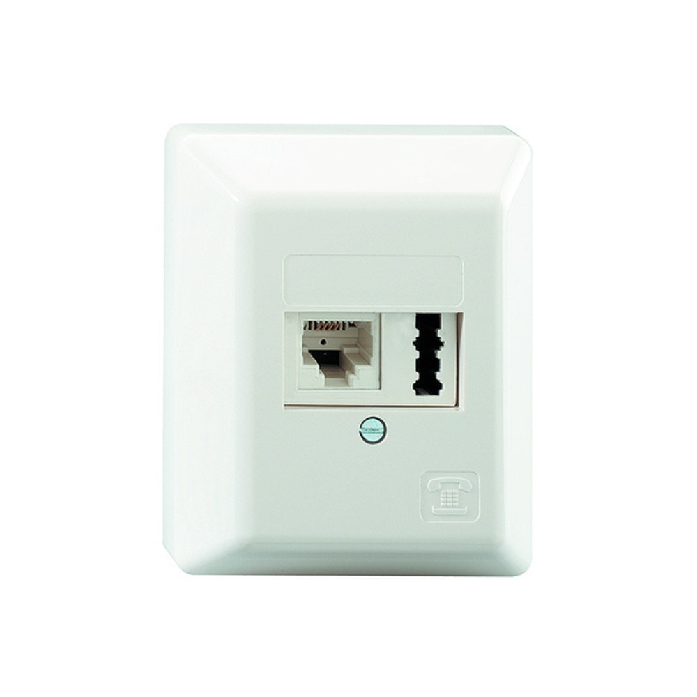 Rutenbeck Anschlussdose 13311101 Typ IAE/UAE 8(6)-TAE 6 F+N Ap rw