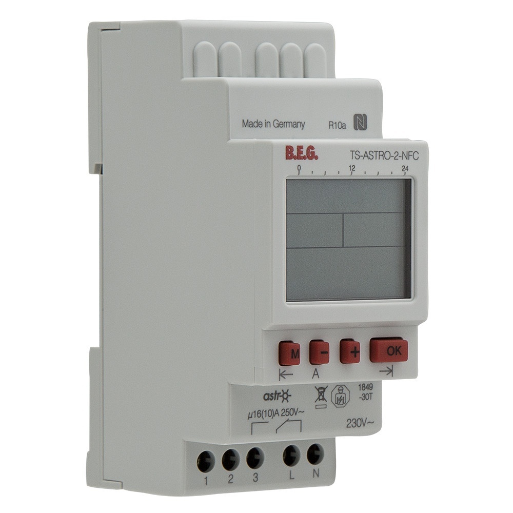 B.E.G. Brück Digitale Astroschaltuhr 93142 Typ TS-ASTRO-2-NFC