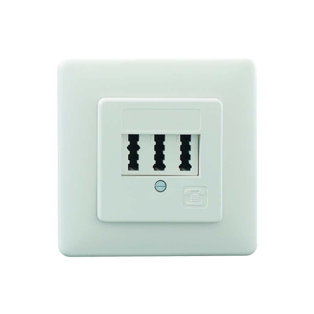 Rutenbeck Unterputz Telefondose 10310222 Typ TAE 2x6/6 NFF Up rw Rutenbeck Unterputz Telefondose 10310222 Typ TAE 2x6/6 NFF Up rw