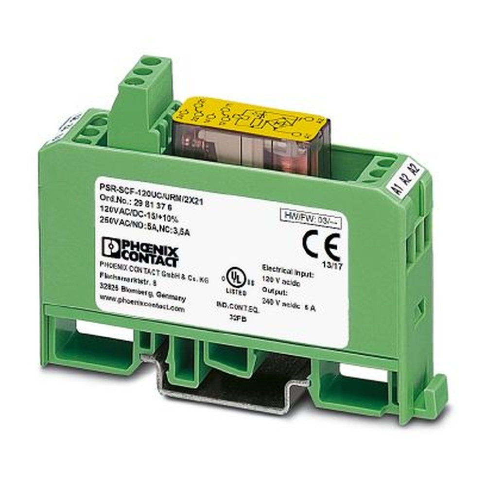 Phoenix Contact Sicherheitsrelais 2981376 Typ PSR-SCF-120UC/URM/2X21